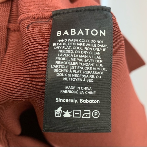 Aritzia Babaton Business Dress In Cider Gold Rust Color Size M Rare Find! - Picture 14 of 14